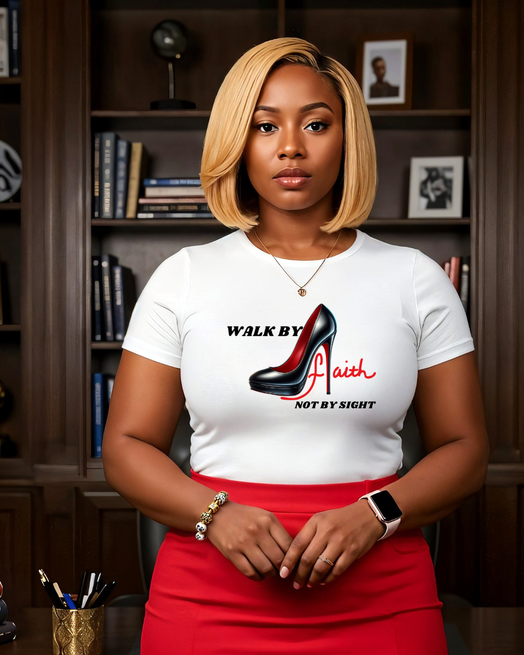 WALK BY FAITH NOT BY SIGHT CHRISTIAN T-SHIRT | WOMEN'S CHRISTIAN GRAPHIC TEE