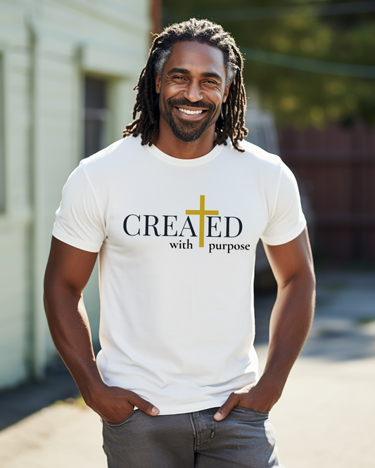 CREATED WITH PURPOSE PREMIUM FAITH TEE