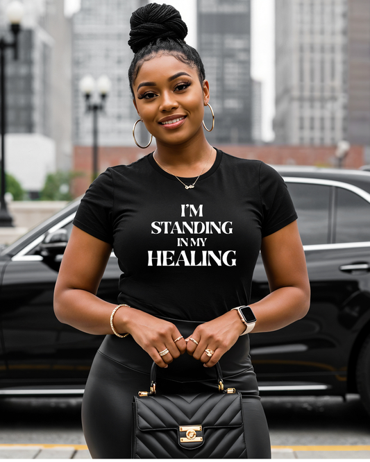 “I’M STANDING IN MY HEALING™ TEE – MIDNIGHT EDITION”